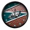 The Memory Company 11.5" Blue and Brown NFL Philadelphia Eagles Wall Clock